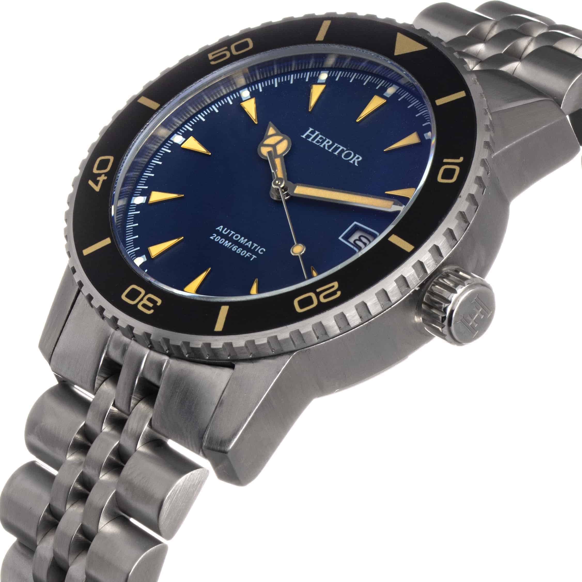 Heritor Automatic Hurst Bracelet Watch - Navy - HERHS1902 BRAND NEW - Image 2