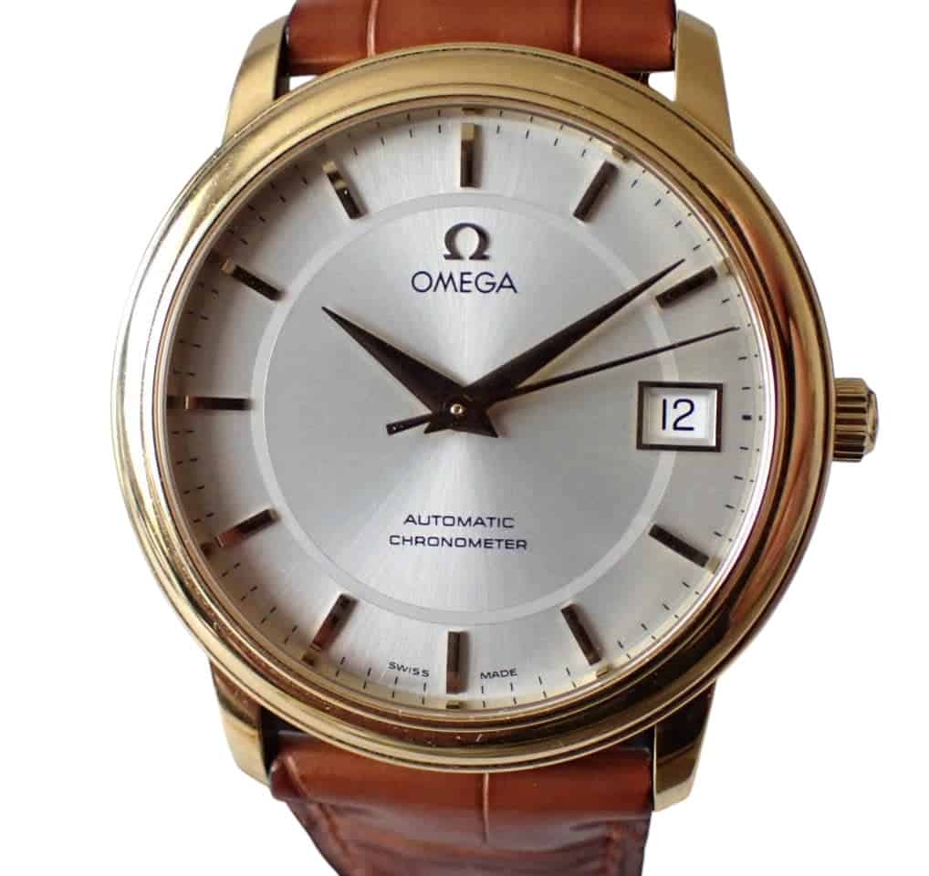 Omega Automatic Chronometer Prestige 18ct gold 1992 Box and Papers Full Set