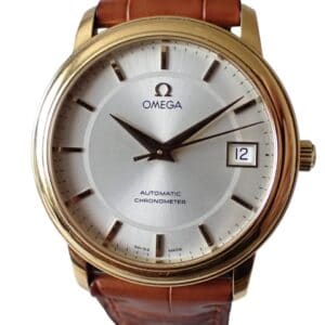 Omega Automatic Chronometer Prestige 18ct gold 1992 Box and Papers Full Set