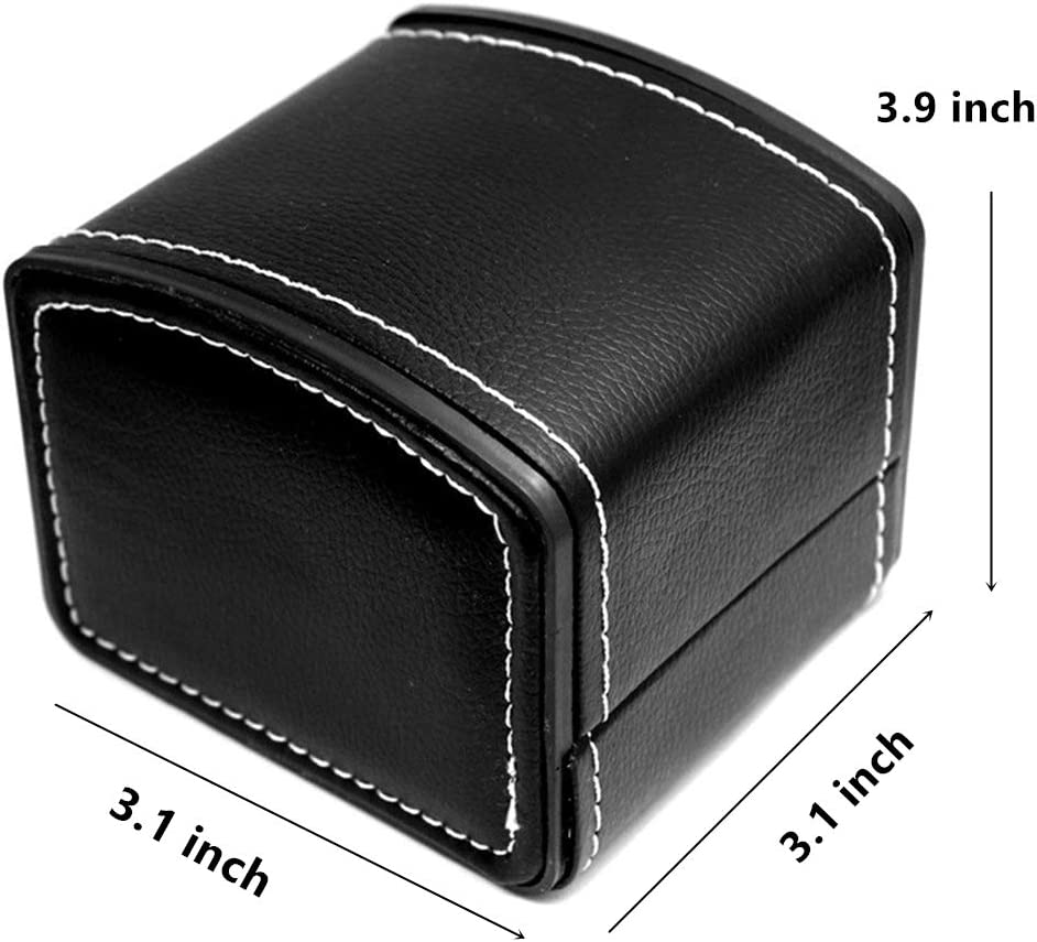 Watch Box (Black - PU Leather) - Image 4