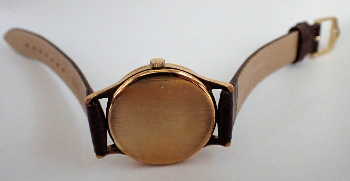 Zenith 28800 Mechanical Solid 9ct Gold Watch - Image 4