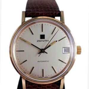 Zenith Date Automatic Solid 9ct Gold Presentation Watch
