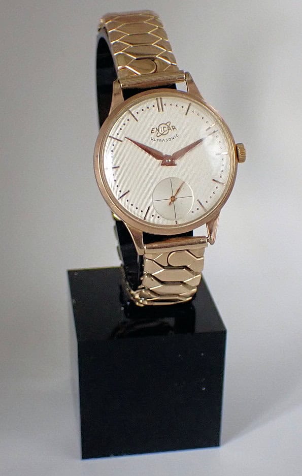 Enicar Ultrasonic 9ct Gold - Image 2