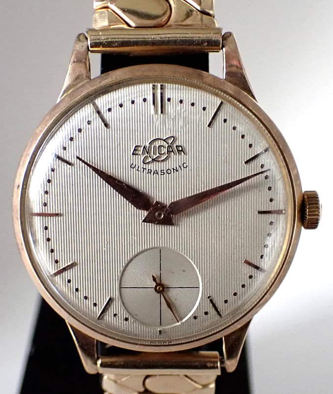 Enicar Ultrasonic 9ct Gold - Image 3