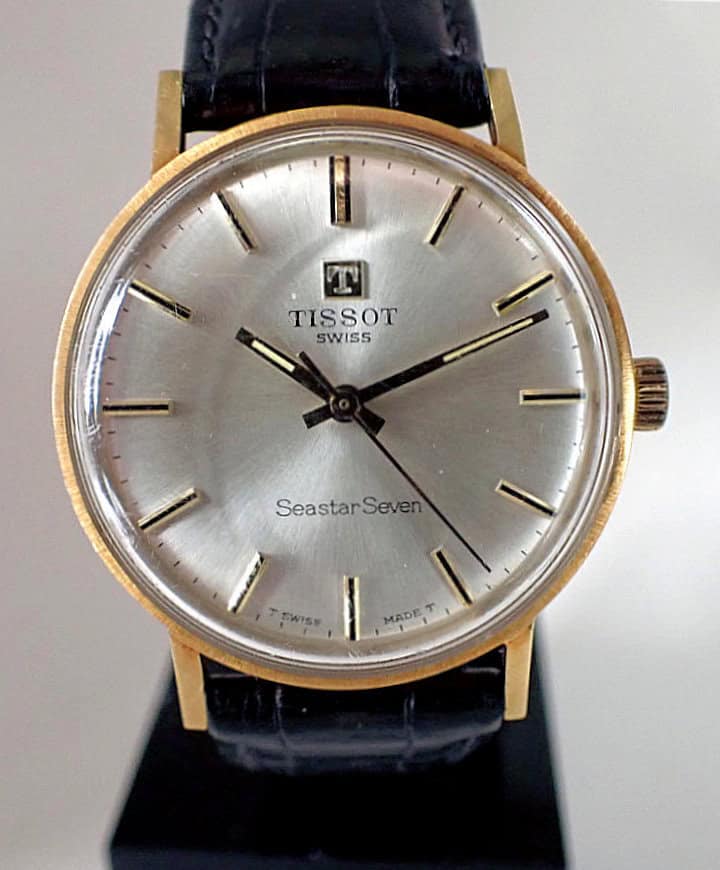 Tissot Seastar Seven 18ct gold cased Mechanical 1975 - Image 2