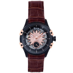 Reign Solstice Automatic Semi-Skeleton Brand New Watch (Brown and Copper) - Limited Stocks at this price! BRAND NEW