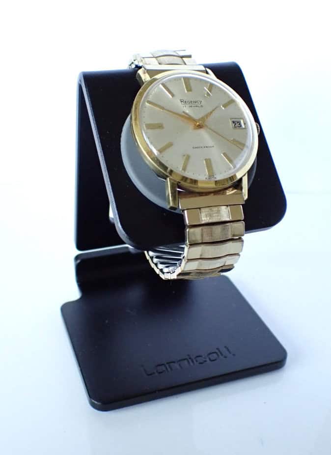 Regency 17 Jewels 1970s Gold Plated Mechanical - Image 4