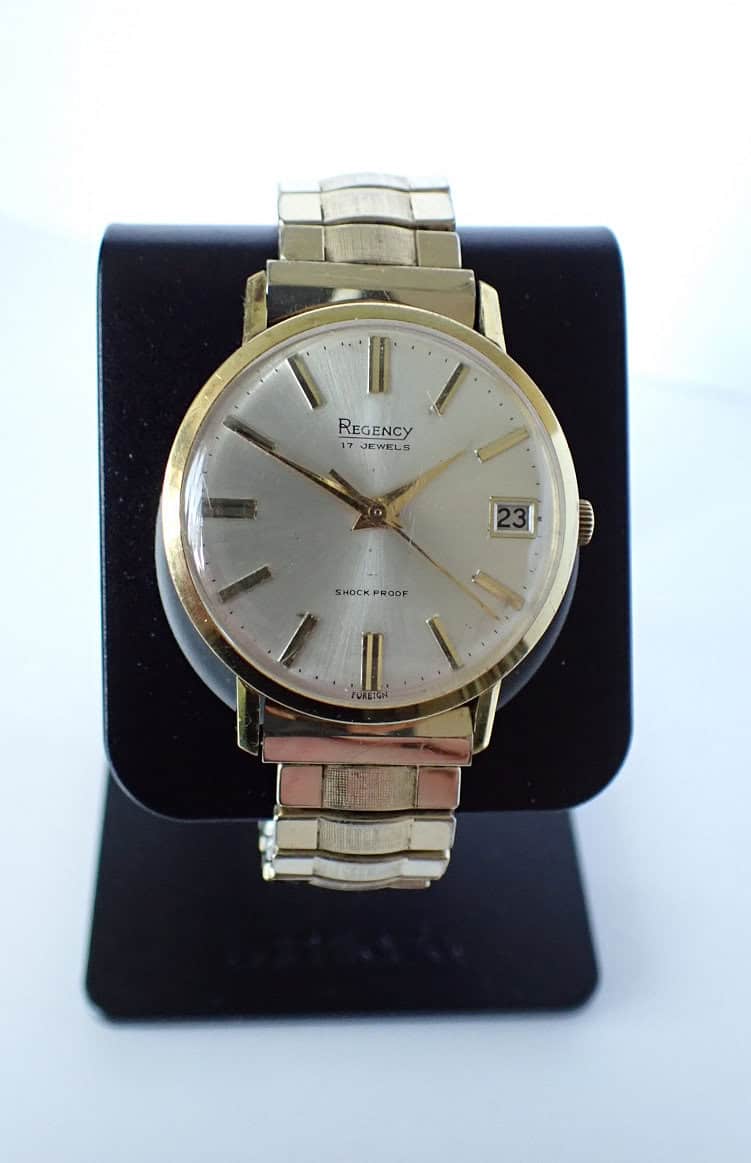 Regency 17 Jewels 1970s Gold Plated Mechanical - Image 3