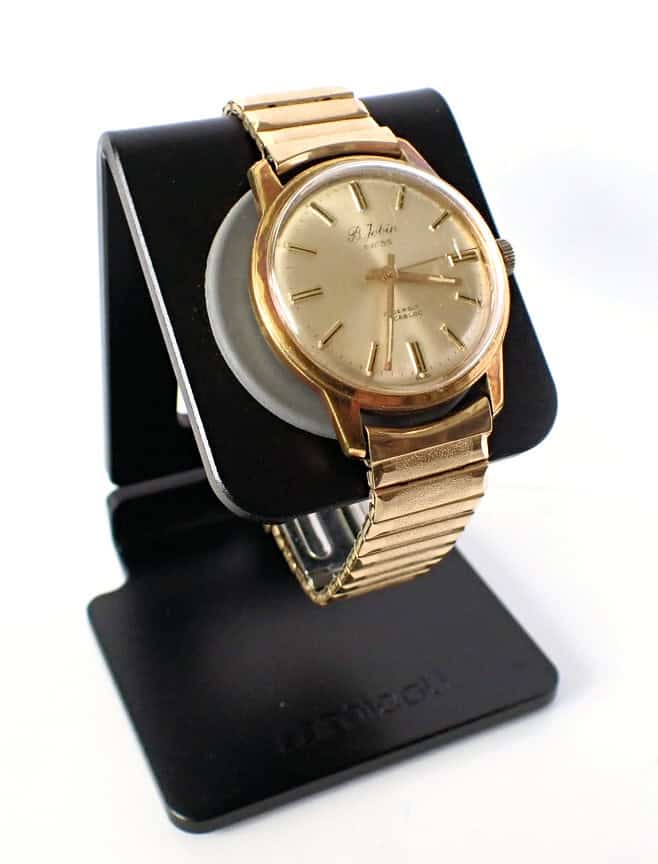 B JOBIN Gold Plated Mechanical Cal ST 96 1956 Watch - Image 3