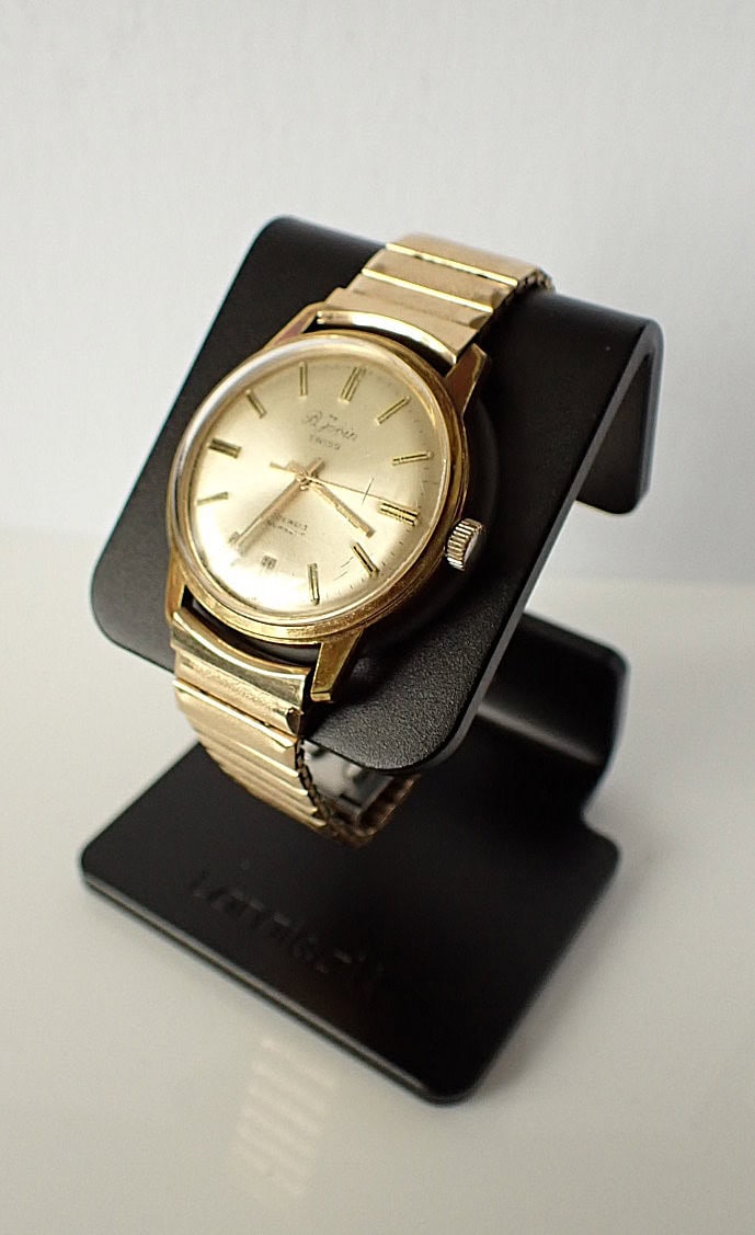 B JOBIN Gold Plated Mechanical Cal ST 96 1956 Watch - Image 2