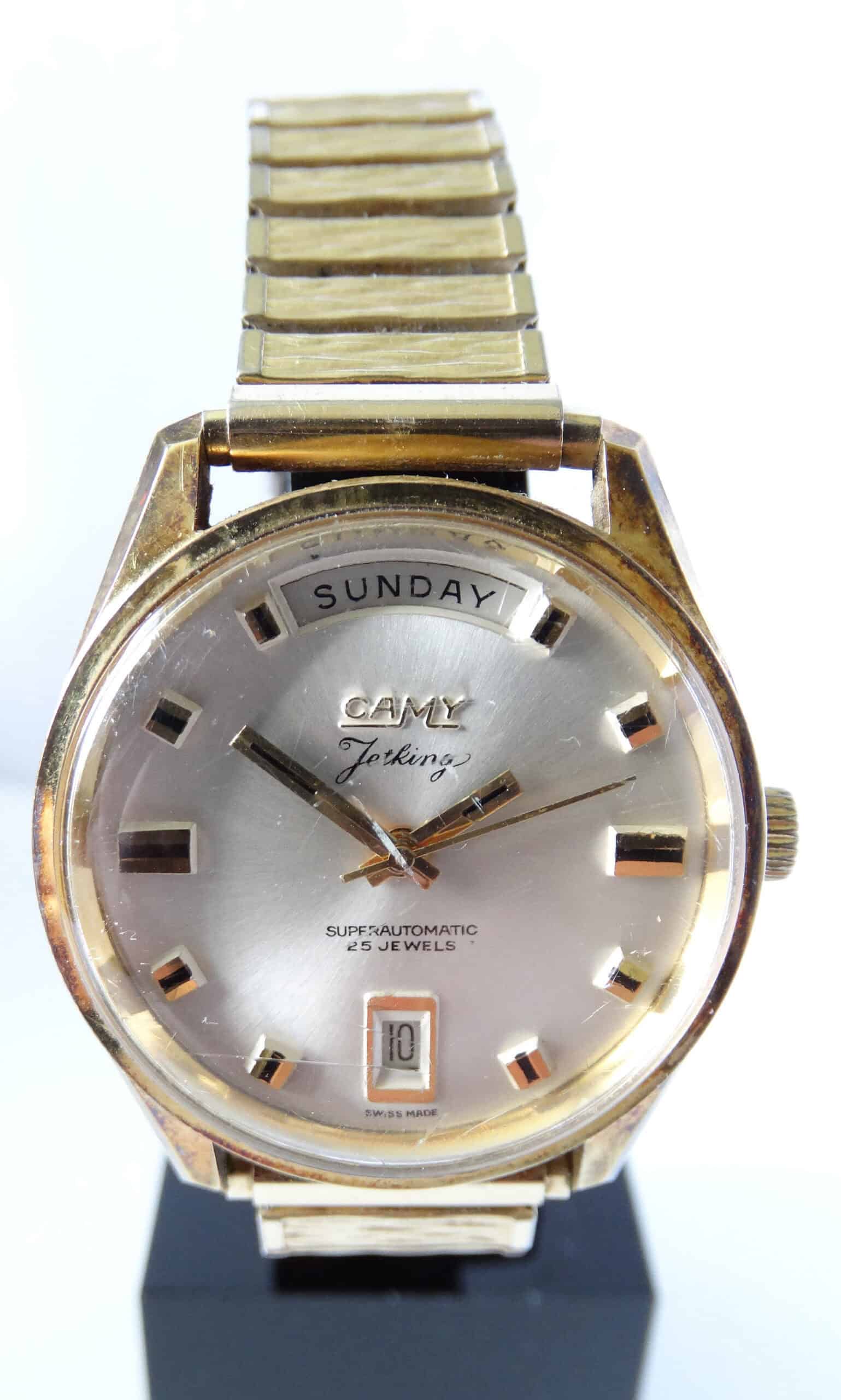 Camy Gold Plated Jetking Day-Date Automatic (Superautomatic) 1975 - Pay with Klarna - Image 4