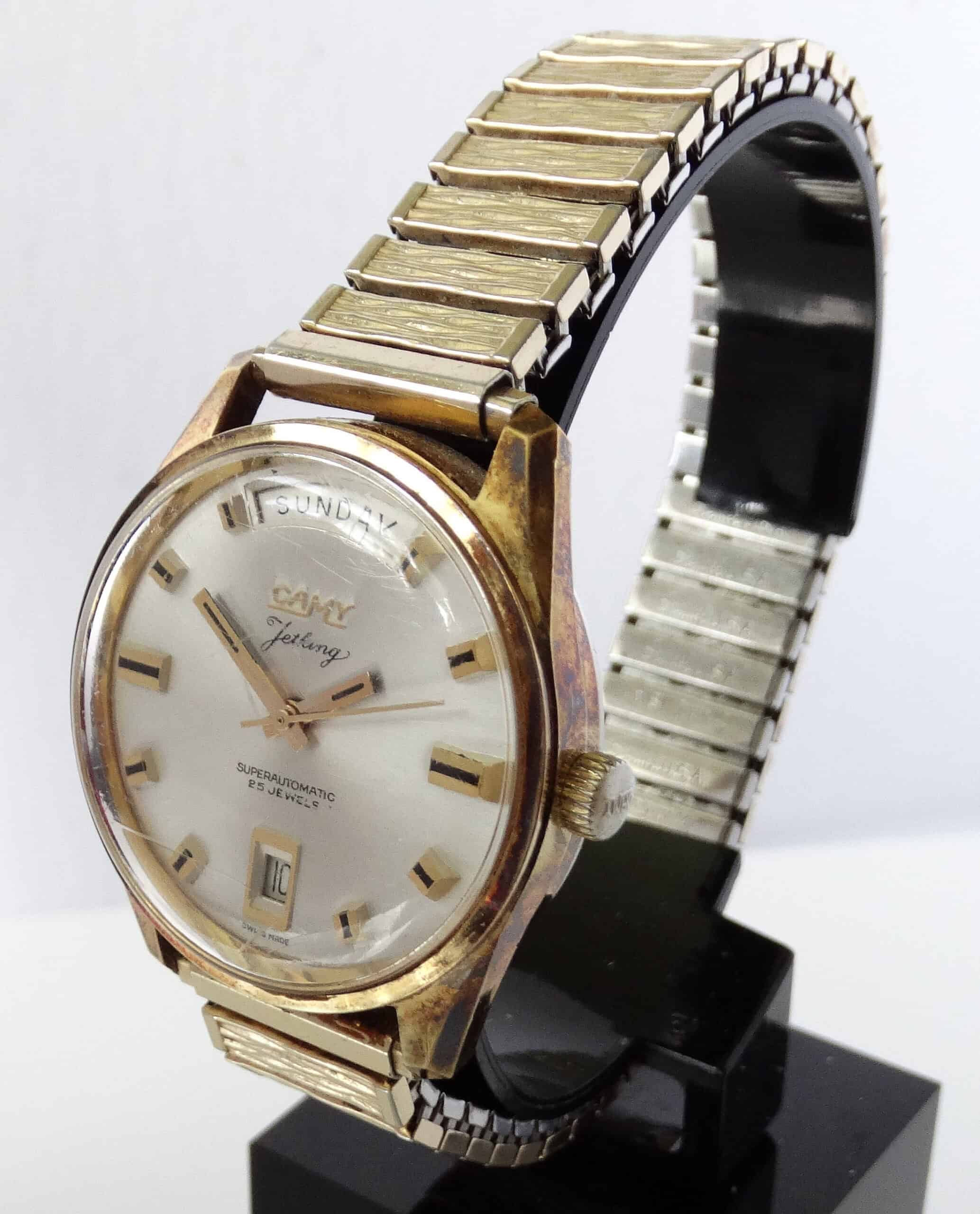 Camy Gold Plated Jetking Day-Date Automatic (Superautomatic) 1975 - Pay with Klarna - Image 2