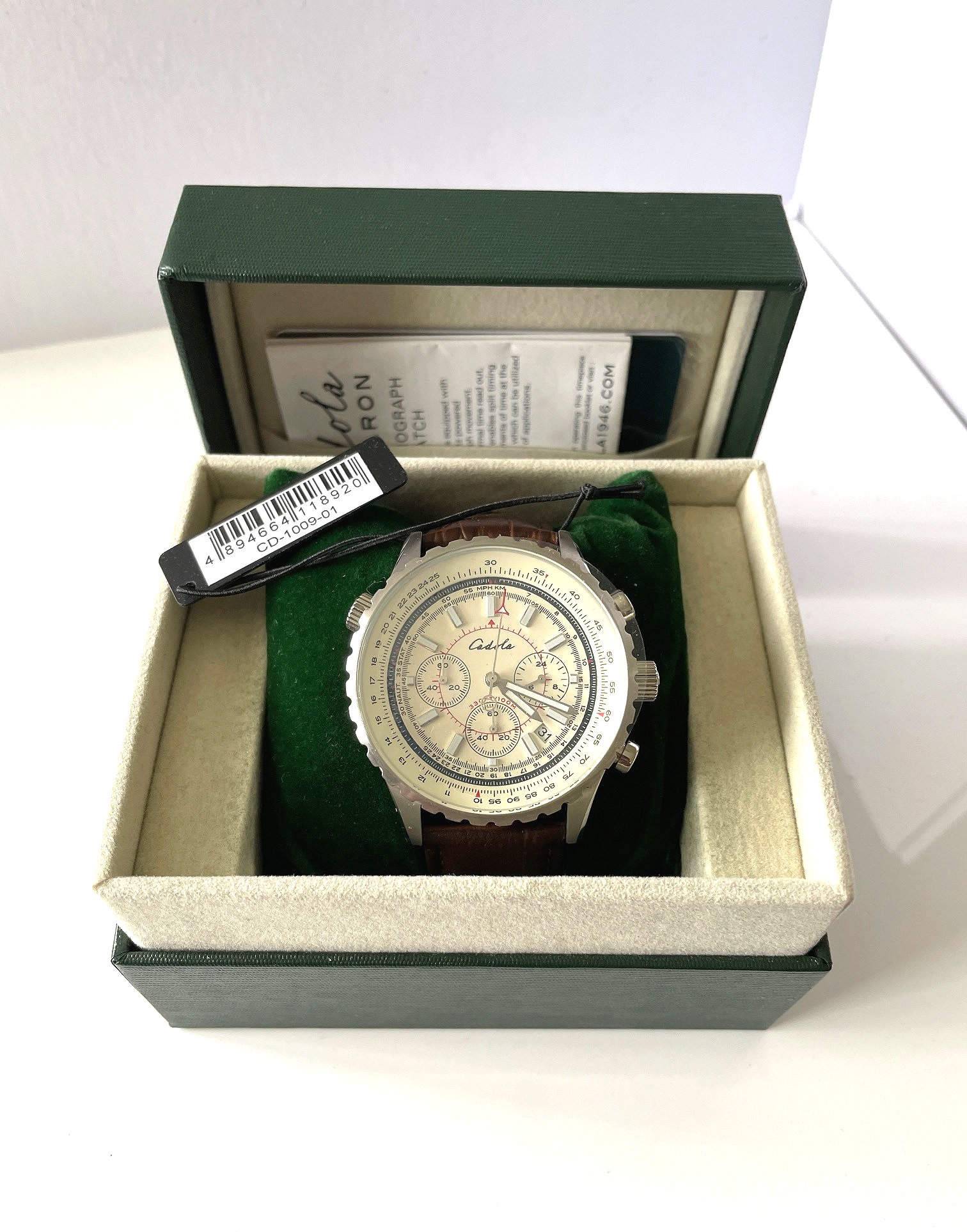Cadola Volaron Chronograph Watch CD-1009-01 - 60% Saving! BRAND NEW - Image 3