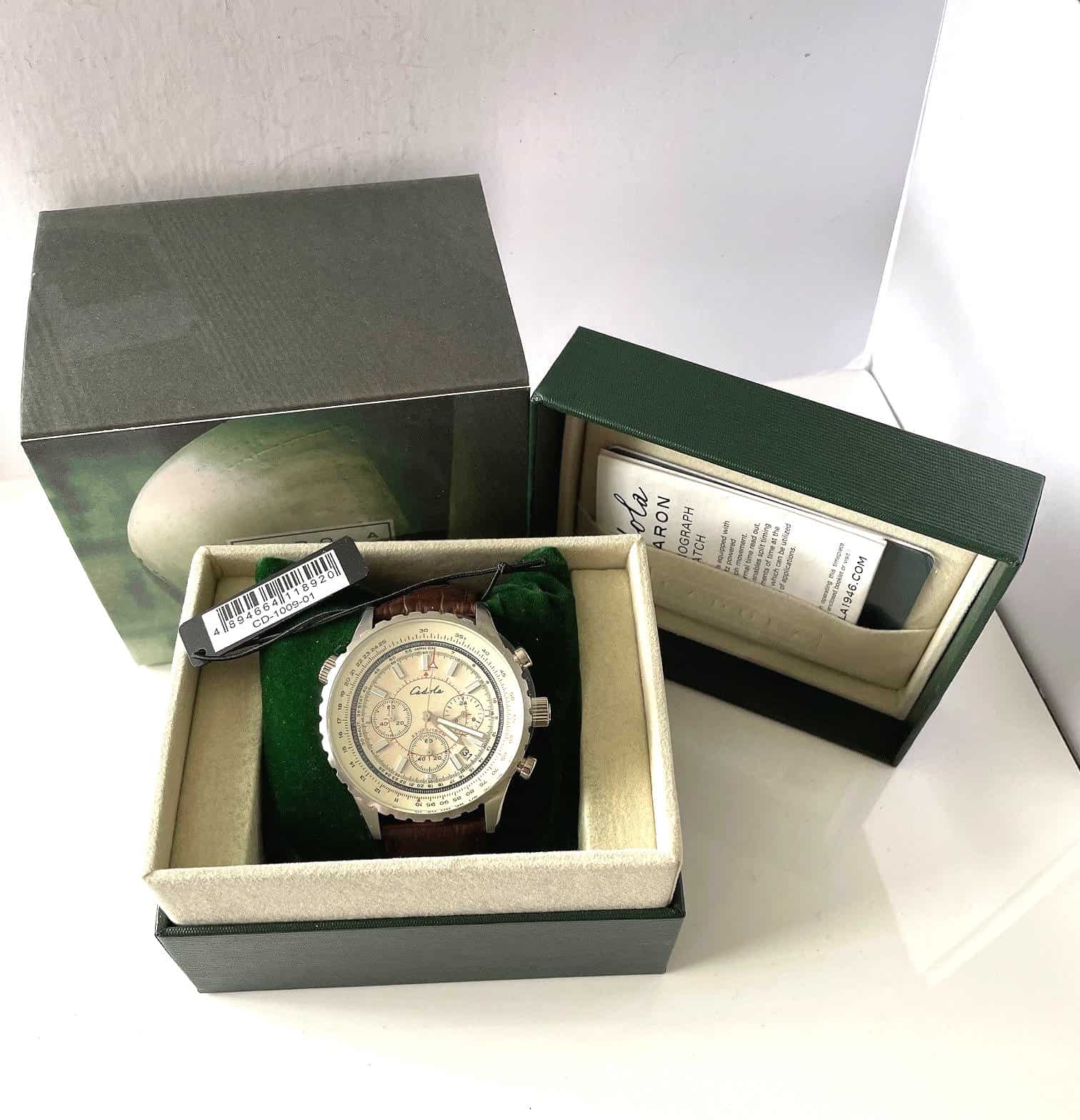 Cadola Volaron Chronograph Watch CD-1009-01 - 60% Saving! BRAND NEW - Image 2