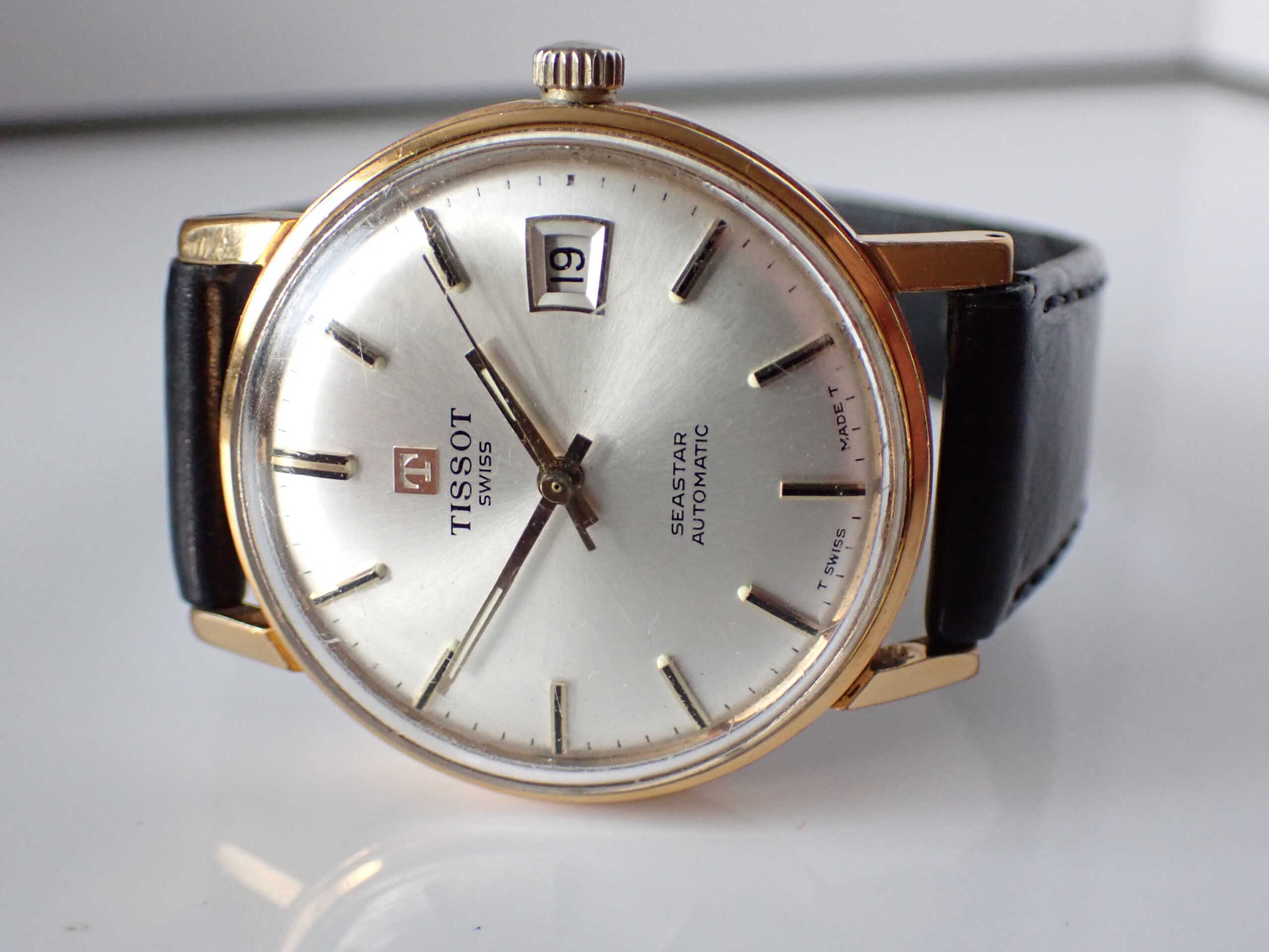 Tissot Seastar Automatic Gold Plated 1970’s Watch Pay with Klarna - Image 2