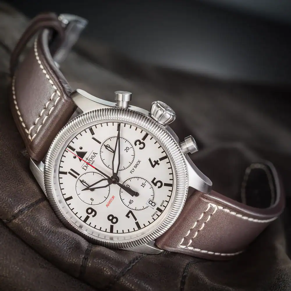 Davosa Aviator Fly Back Chronograph Ref: 162.499.15 - Image 4
