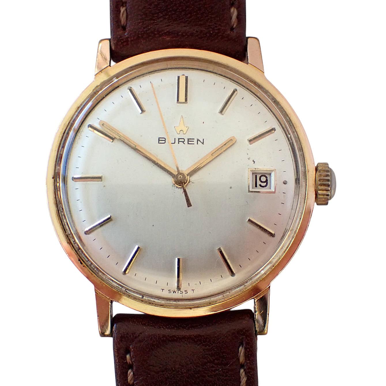 Buren Mechanical Date Watch - Pay with Klarna - Image 2