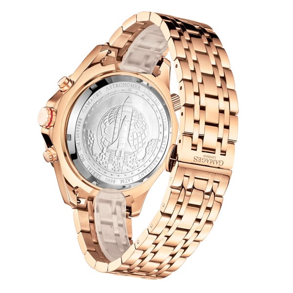 GAMAGES of London Limited Edition Astronomer Automatic Rose Gold Retailed at £700 - Image 2