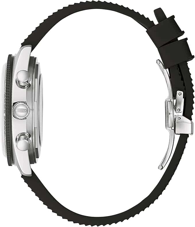 Bulova 98A525 Surfboard Black Resin Strap - Pay with Klarna - Image 4