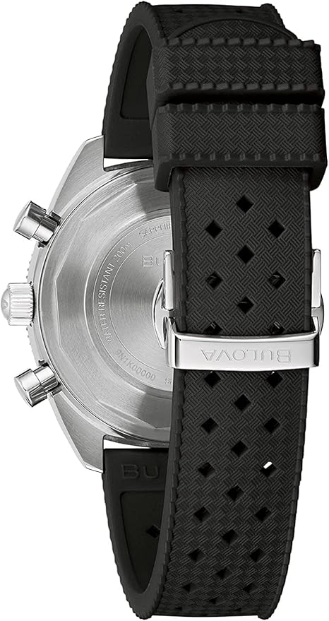 Bulova 98A525 Surfboard Black Resin Strap - Pay with Klarna - Image 3