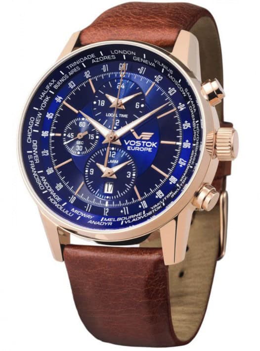 Vostok Europe GAZ-14 Limousine World Timer Quartz YM26-5609256 - Image 2