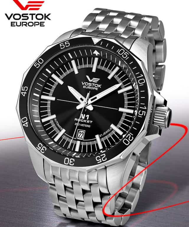 Vostok Europe N1 Rocket NH25A-2255146B Automatic