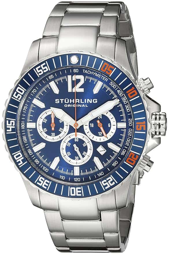 Stuhrling Original Octane Torricelli Analog Blue Dial Men's Watch - 868.02