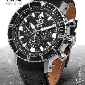 VOSTOK Europe Mriya 15 Years Anniversary Edition Chronograph Column Wheel Black NE88 5555237 - Pay with PayPal or KLARNA