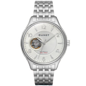 DUXOT Patrios DX-2023-22 Automatic Sunray Silver Dial Stainless Steel Strap (Retail 395.00)