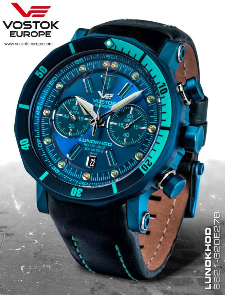 Vostok Europe 6S21-620E278 Lunokhod 2 Grand Chrono LE