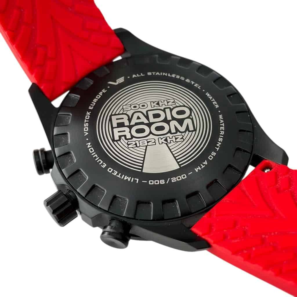 Vostok-Europe Radio Room Chronograph Special Watch Red - Image 3