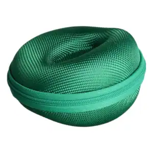 Portable Smart Zipped Watch Storage/Protector/Container for travel Green