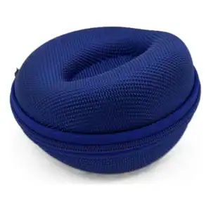 Portable Smart Zipped Watch Storage/Protector/Container for travel Blue