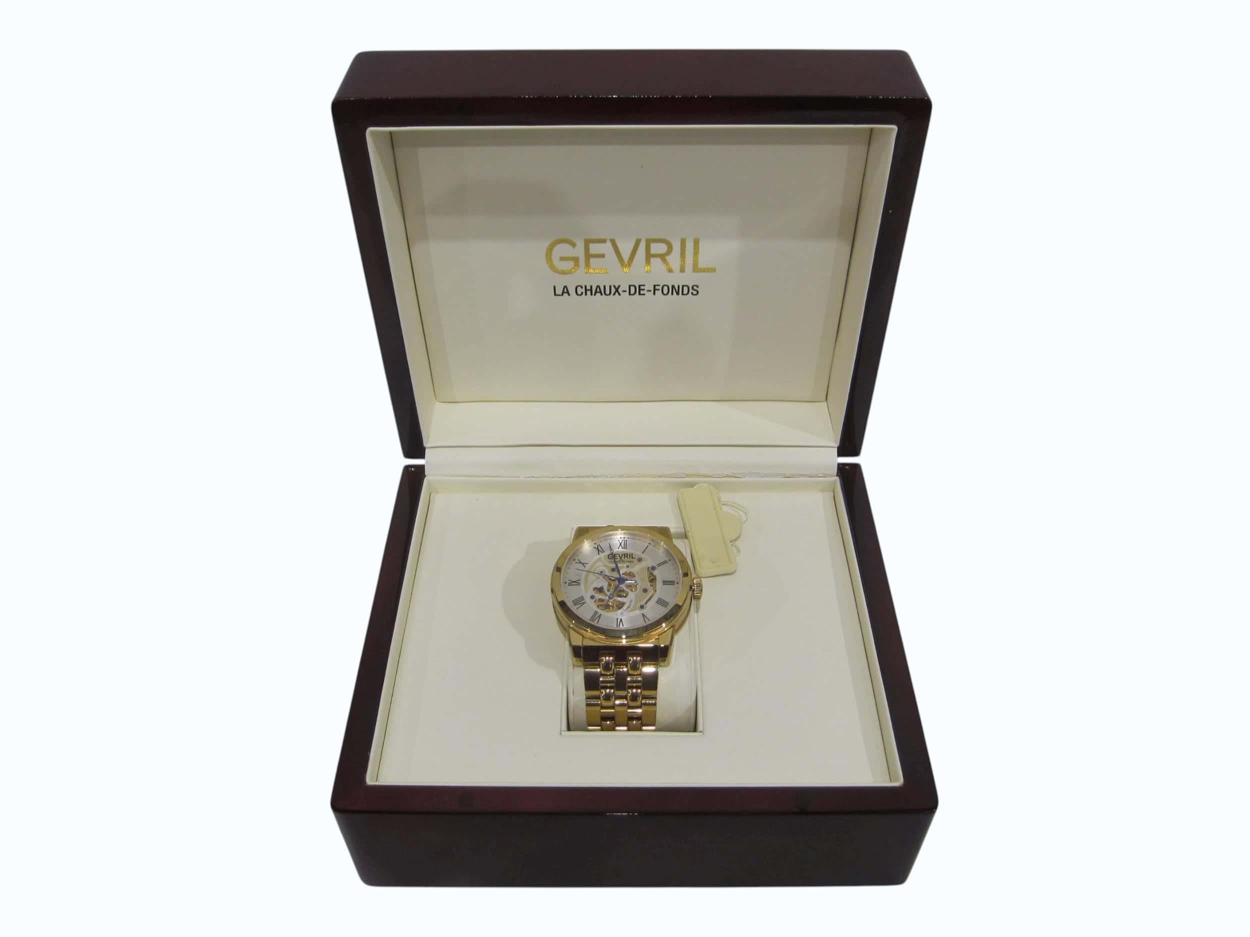Gevril Vanderbilt Automatic Silver Dial Watch 22692B - Image 4