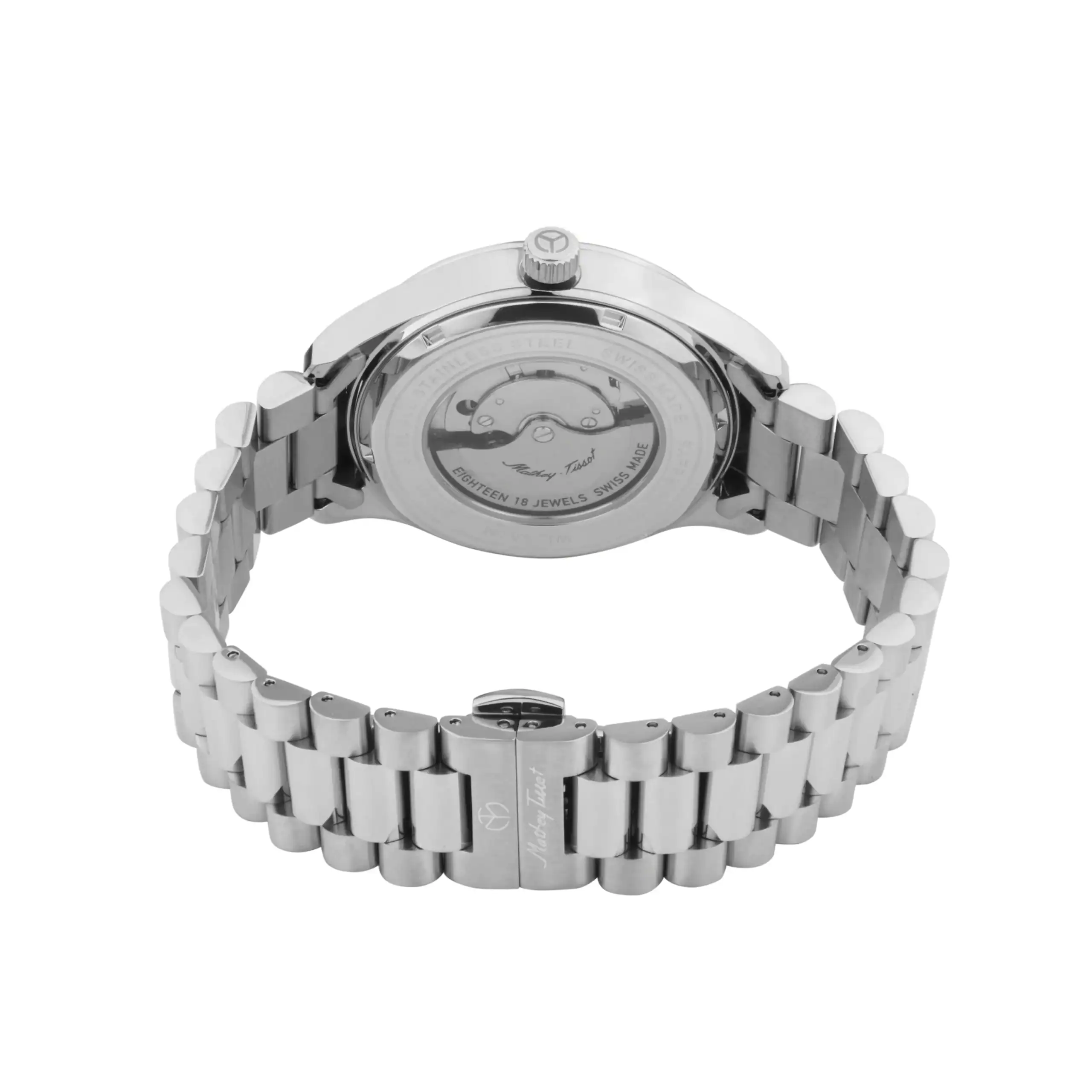 Mathey Tissot Swiss Made Black Dial Automatic Urban H411ATAN - Image 2