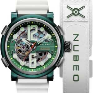 Nubeo 50mm Space Orion Automatic Limited Edition Watch with Rubber Strap NB-6062-02