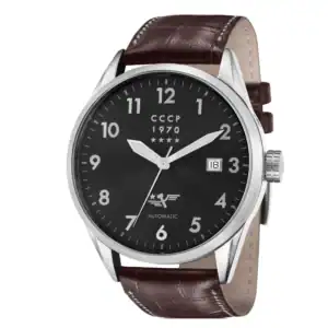 CCCP GOLDEN SOVIET SUBMARINE Automatic CP-7015-04  Black / Brown