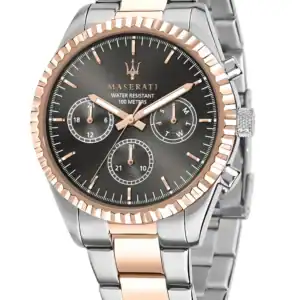 Maserati Men's Stainless Steel, Rose Gold PVD Watch, Competizione Collection, with Stainless Steel Strap R8853100020 - Pay with PayPal or KLARNA
