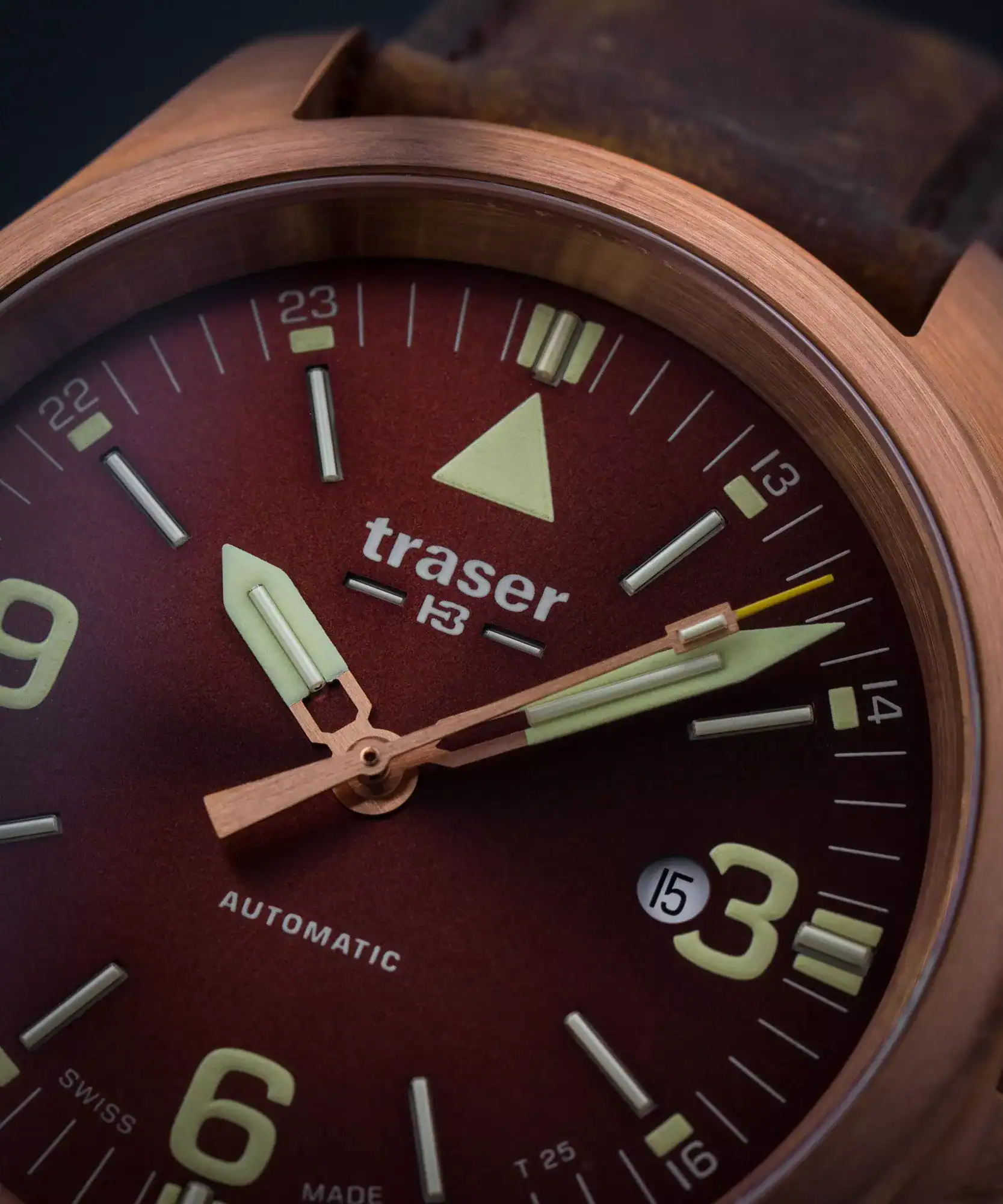 Traser P67 TS-108064/73 Officer Pro Automatic Bronze Brown - Reserved for client - Image 6