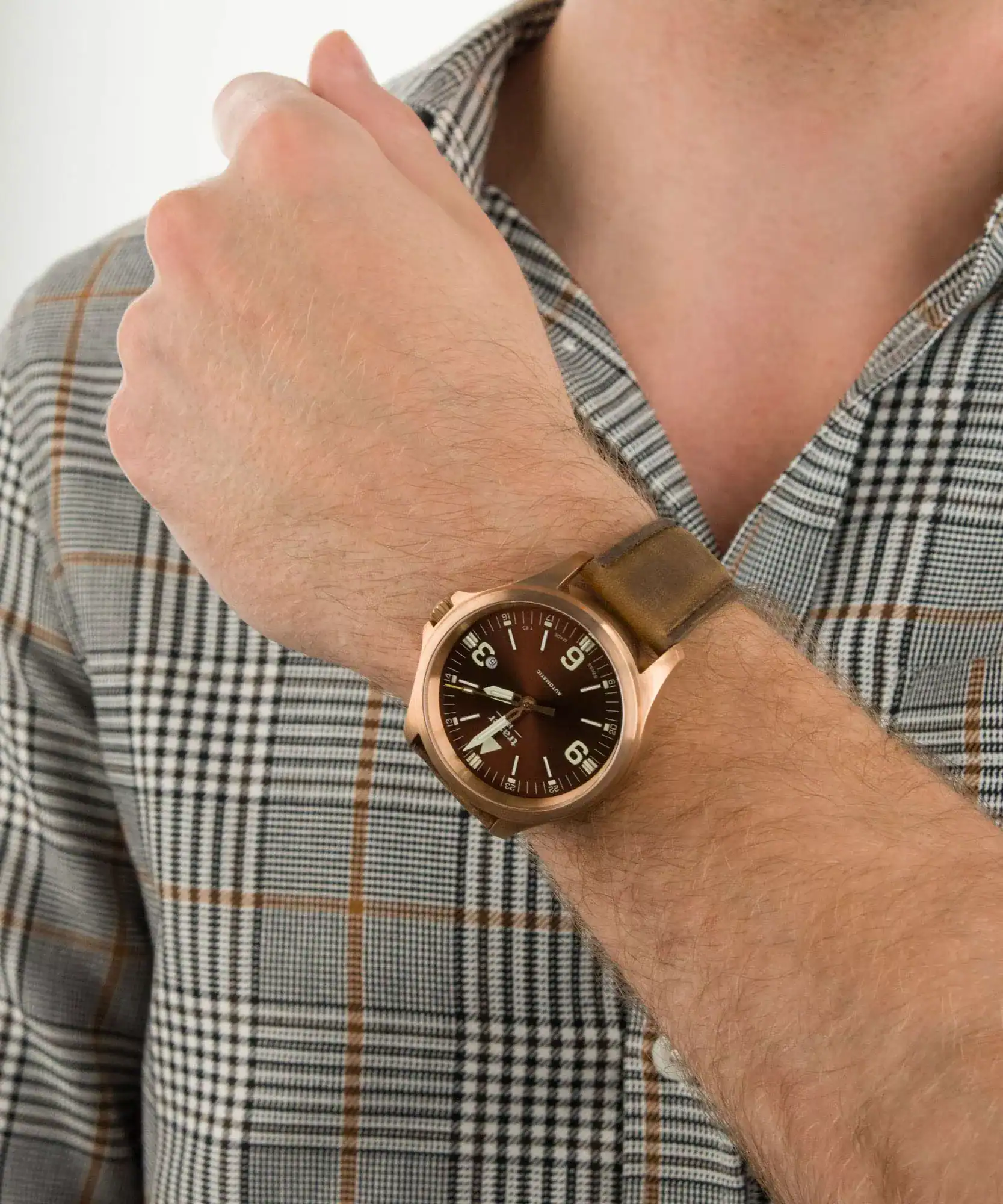 Traser P67 TS-108064/73 Officer Pro Automatic Bronze Brown - Reserved for client - Image 9