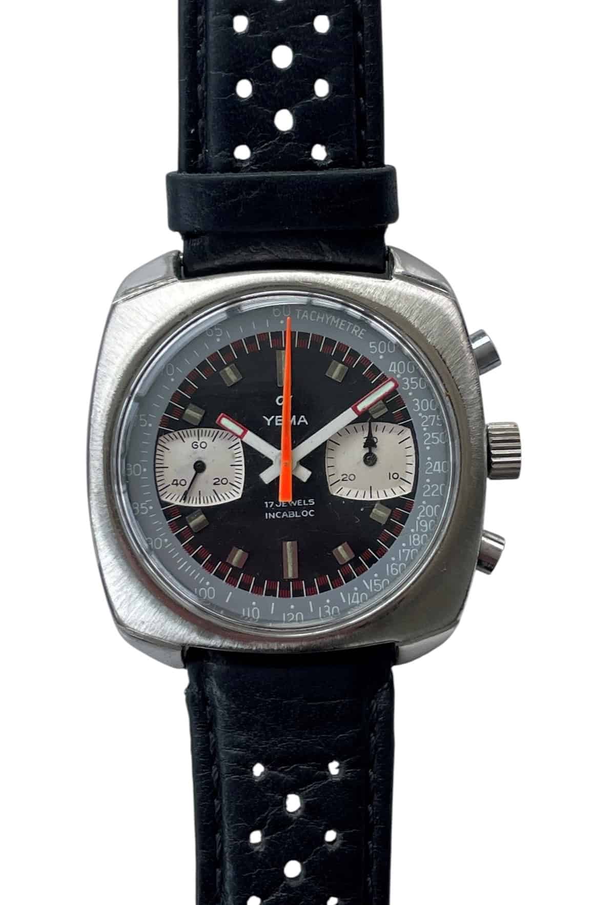 Yema Chronograph Valjoux 7733 38mm Manual Wind (Rallygraf Racing Style) - Just Serviced and Fully Authenticaed - Probably the best of its kind currently available