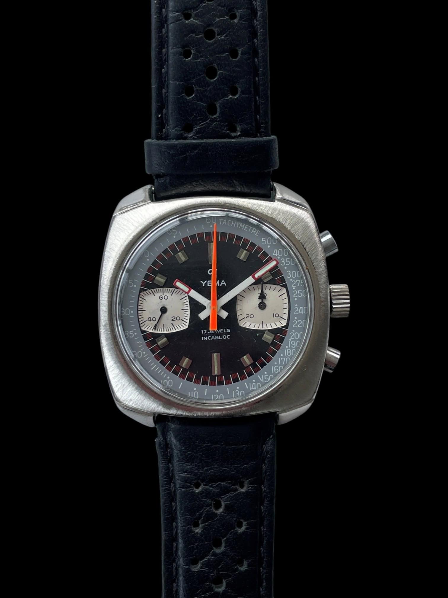 Yema Chronograph Valjoux 7733 38mm Manual Wind (Rallygraf Racing Style) - Just Serviced and Fully Authenticaed - Probably the best of its kind currently available - Image 2