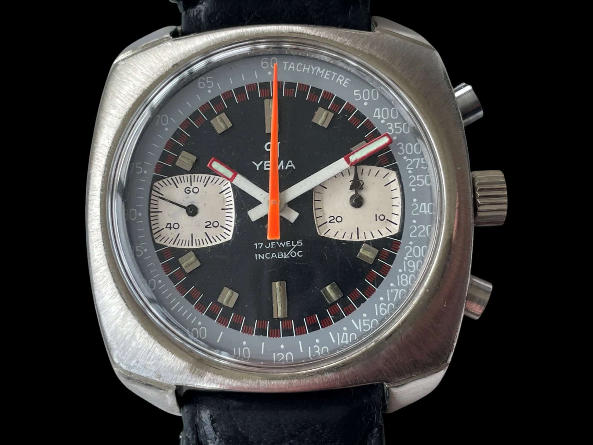 Yema Chronograph Valjoux 7733 38mm Manual Wind (Rallygraf Racing Style) - Just Serviced and Fully Authenticaed - Probably the best of its kind currently available - Image 8