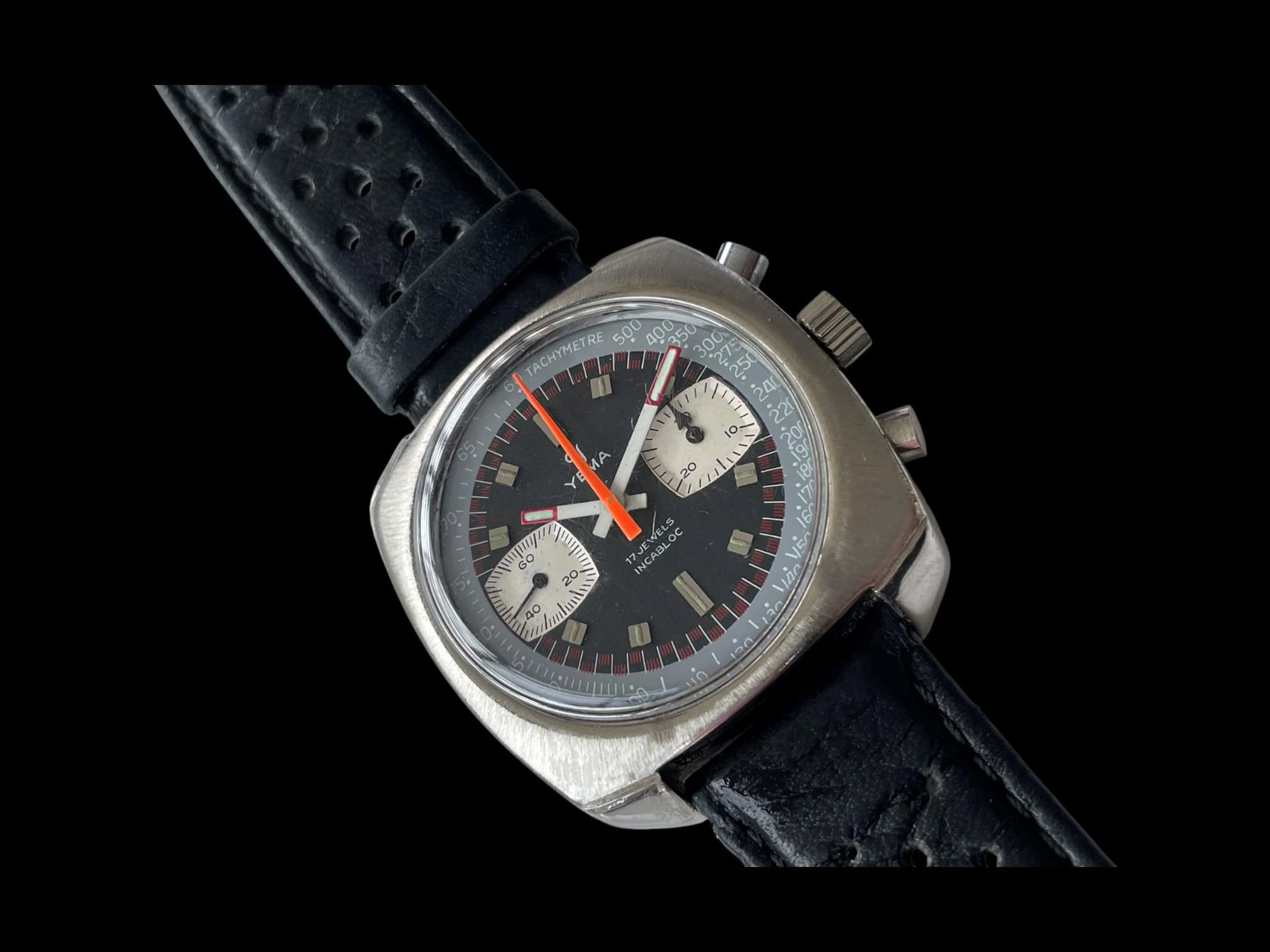 Yema Chronograph Valjoux 7733 38mm Manual Wind (Rallygraf Racing Style) - Just Serviced and Fully Authenticaed - Probably the best of its kind currently available - Image 7