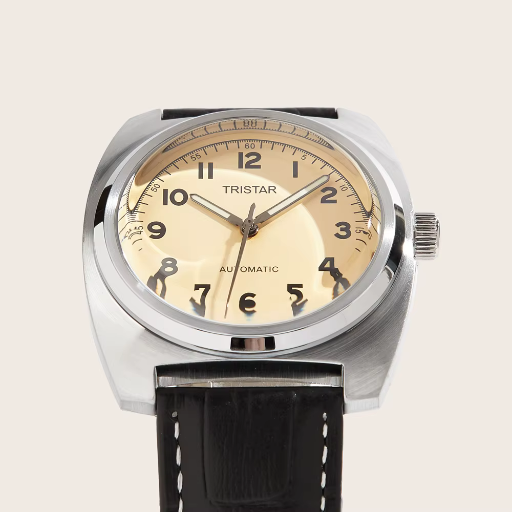 Tristar Classic Big Case Mechanical (Brown Strap) - Image 8