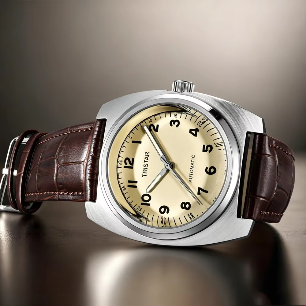 Tristar Classic Big Case Mechanical (Brown Strap) - Image 6