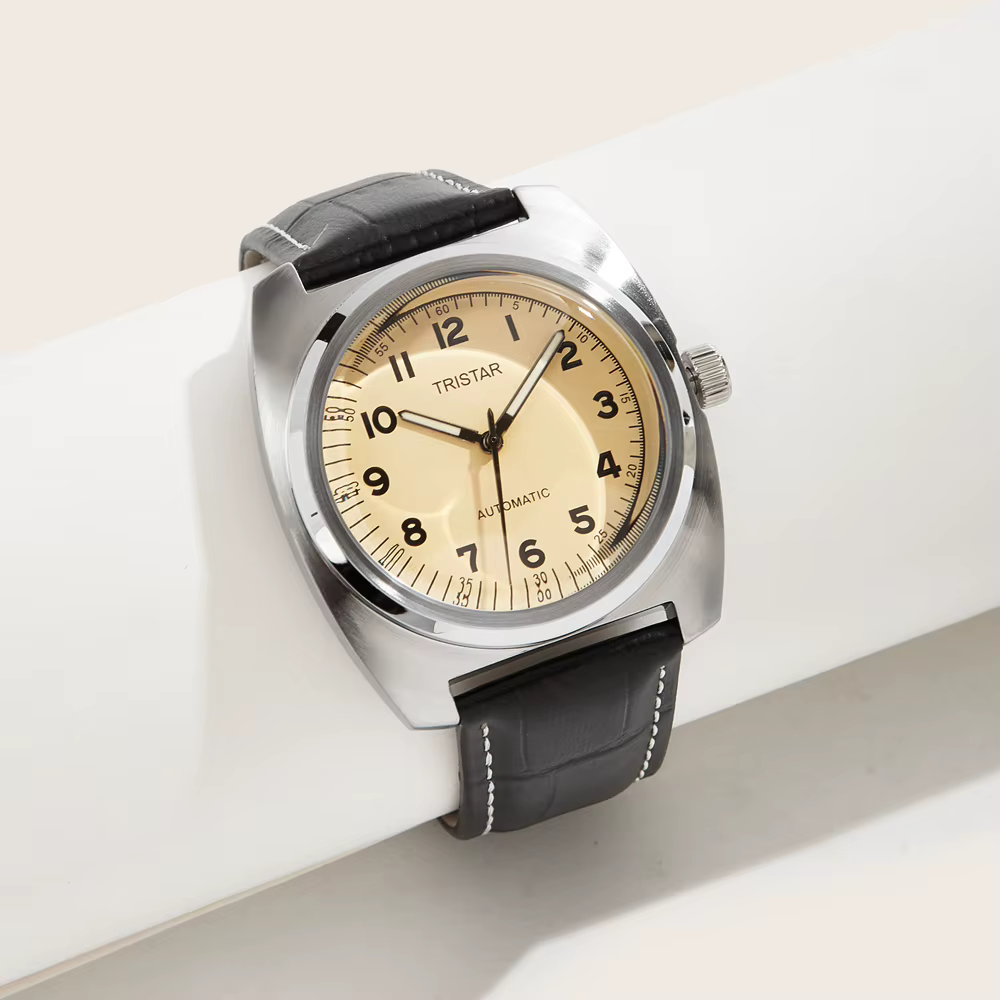 Tristar Classic Big Case Mechanical (Brown Strap) - Image 14