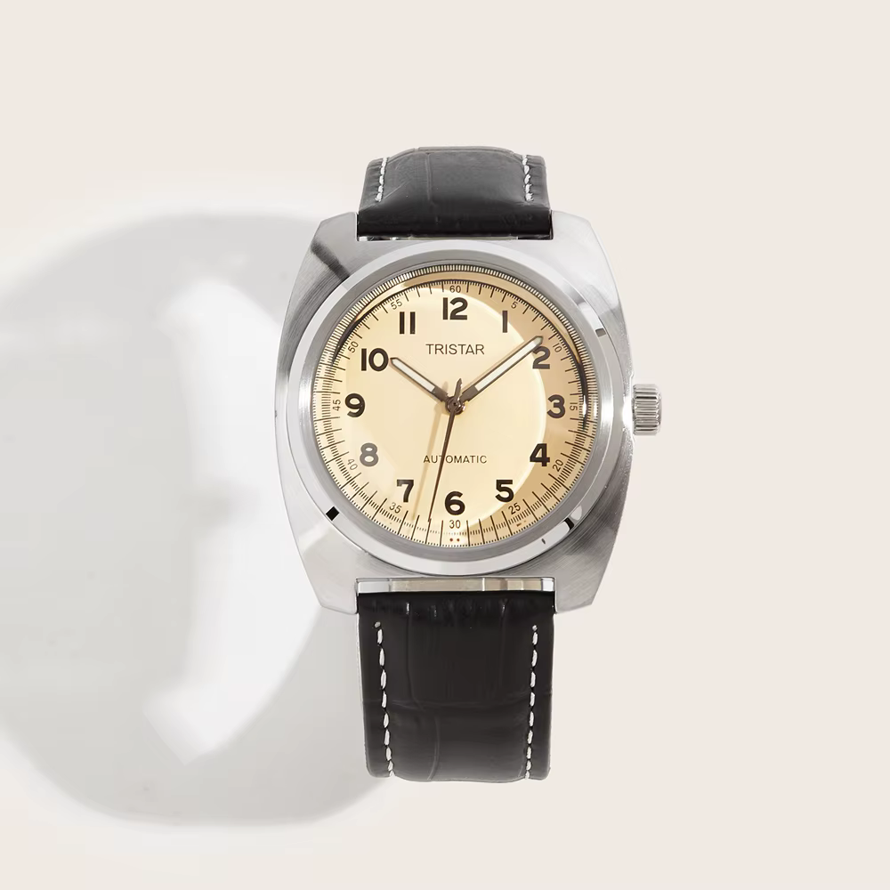 Tristar Classic Big Case Mechanical (Brown Strap) - Image 9