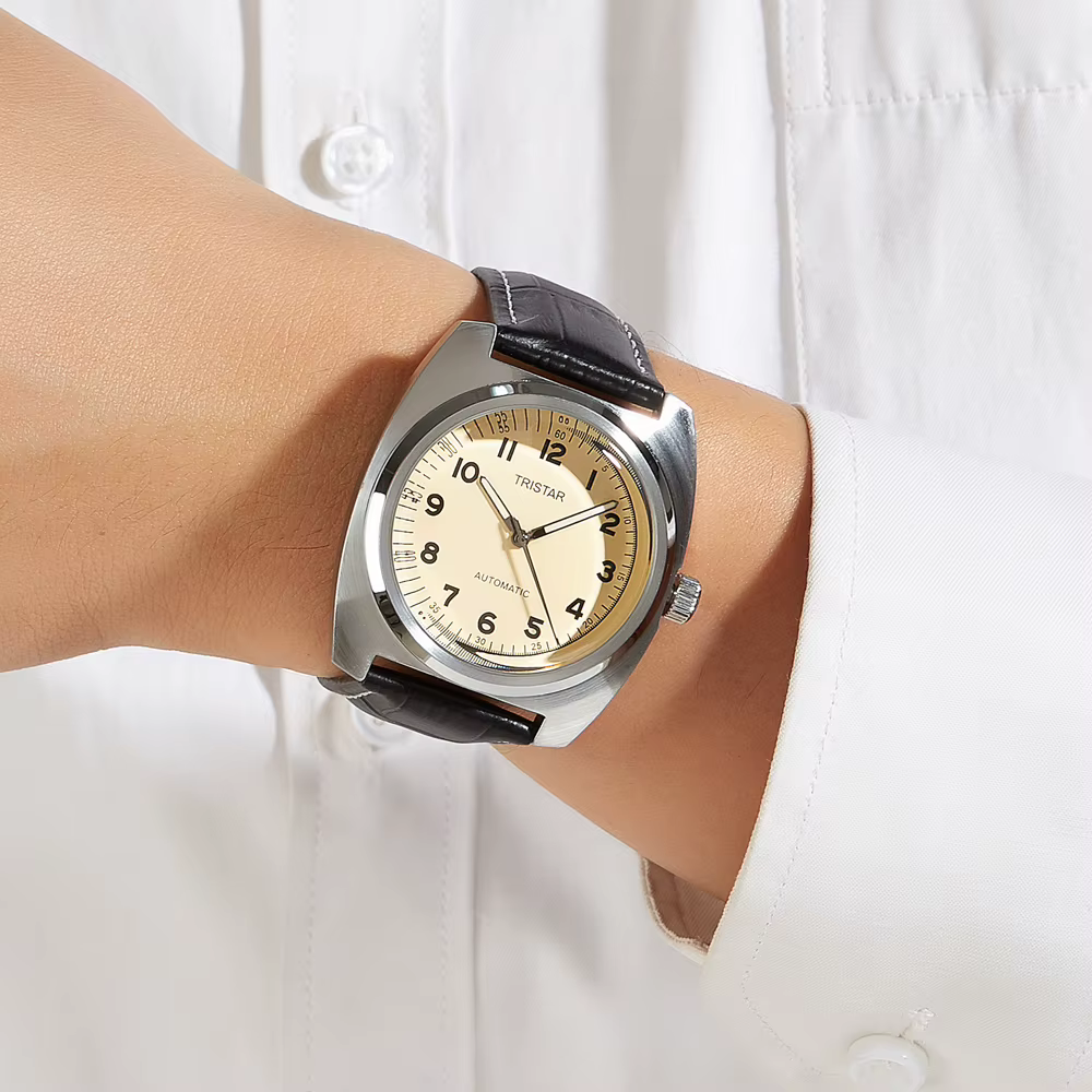 Tristar Classic Big Case Mechanical (Brown Strap) - Image 3