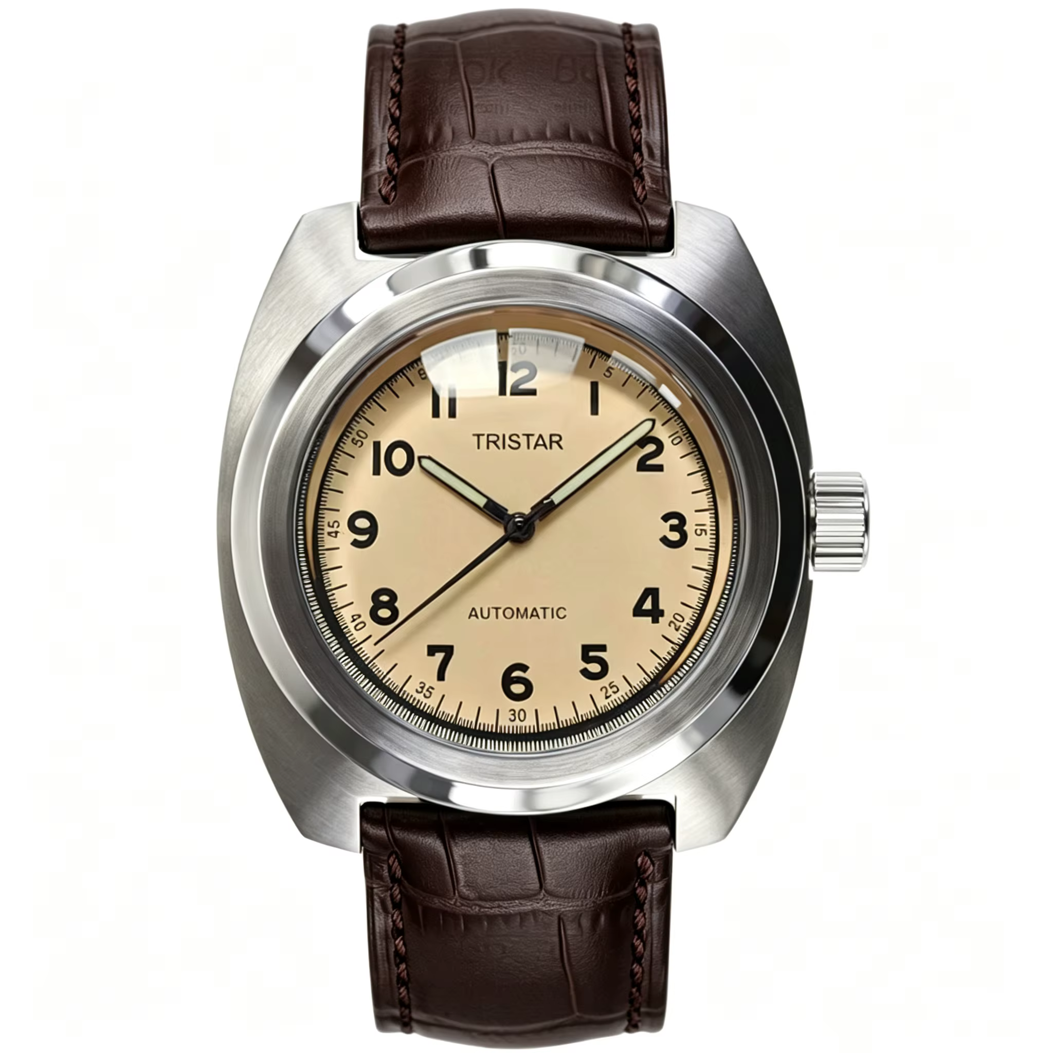 Tristar Classic Big Case Mechanical (Brown Strap)